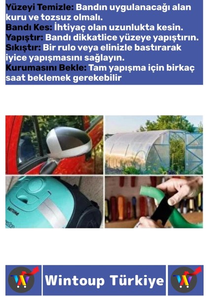 Uzun Ömürlü Su Nem Küfe Dayanıklı Çok Amaçlı Mavi Montaj Onarım Tamir Bantı 48 mm x 10 Metre fırsatları