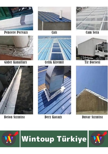 Uzun Ömürlü Su Nem Küfe Dayanıklı Çok Amaçlı Yeşil Montaj Onarım Tamir Bantı 48 mm x 10 Metre 5 Adet fiyatları