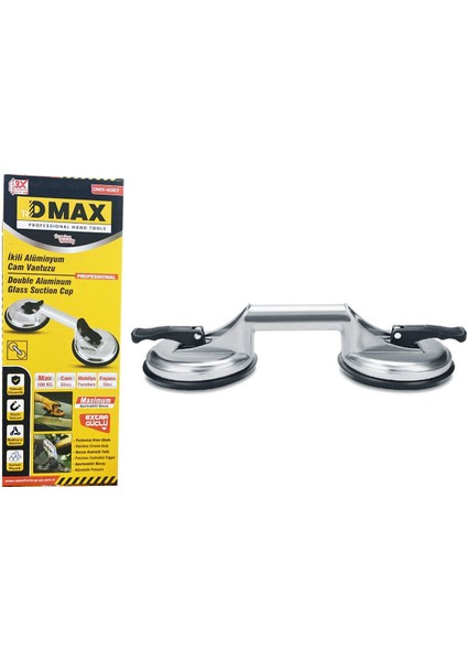 2'li Cam Vantuzu Alüminyum DMX4067
