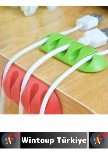 Kablo Düzenleyici Şarj Kablosu Kulaklık Dağınıklık Önleyen 5 Kanallı Yapışkanlı Kablo Tutucu fiyatları