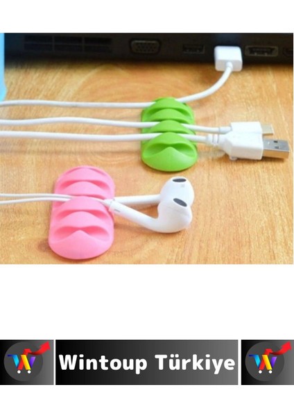 Kablo Düzenleyici Şarj Kablosu Kulaklık Dağınıklık Önleyen 5 Kanallı Yapışkanlı Kablo Tutucu modelleri