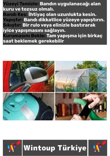 Uzun Ömürlü Su Nem Küfe Dayanıklı Çok Amaçlı Gri Montaj Onarım Tamir Bantı 48 mm x 10 Metre 5 Adet fırsatları