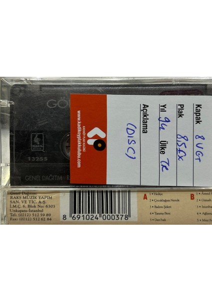 Gönül Akkor-Dönüş Kaset fiyatları