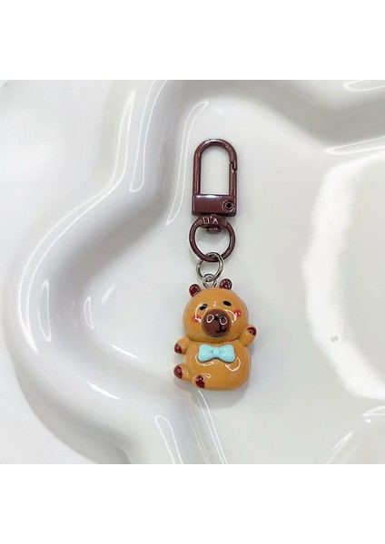 1/50PCS Kawaii Çizgi Film Mini Capya Anahtarlıklar Cazibeler Parlak Hayvan Çantası Kulaklık Anahtarlık Sevimli Araba Kolye Dekorasyon Anahtarlamaları Renk: Stil 05 (Yurt Dışından)