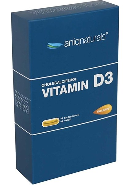 Vitamin D3 1000IU 150 Licaps