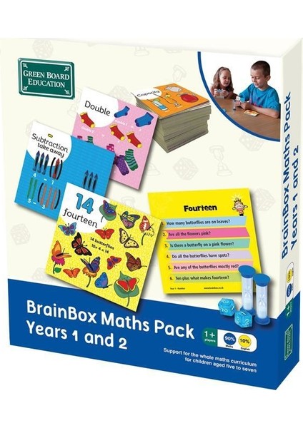 BrainBox Matematik Paketi 1-2 (Maths Pack Years 1 and 2) - İngilizce