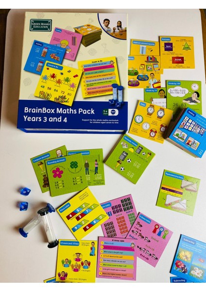 BrainBox Matematik Paketi 3-4 (Maths Pack Years 3 and 4) - İngilizce indirimleri