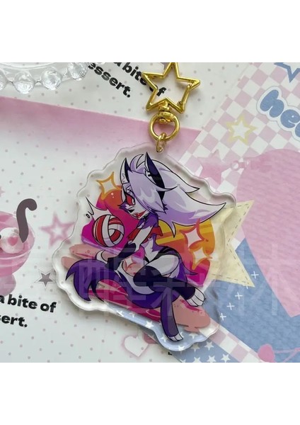 Karikatür Süper Kötü Karakter Patron Akrilik Anahtarlık Sırt Çantası Dekorasyon Hediye Koleksiyonu Renk: Yaz Teması L/boyut: 6.5cm (Yurt Dışından)