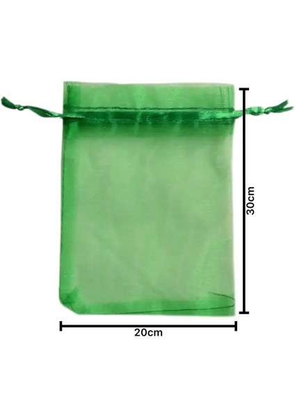 1-100 Pcs Paket Ağız Organza Drawstring Bahçe Kanı Net Meyve Koruma Çantası Mesh Hediye Ambalaj Torbaları Bahçe Araçları Renk: Yeşil-L/boyut: 5 Adet (Yurt Dışından)