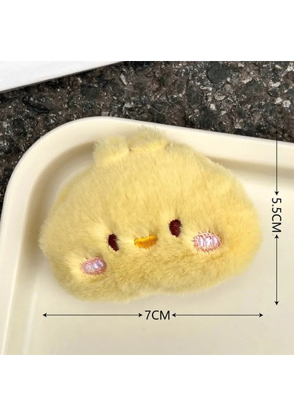 Karikatür Diy Giysileri Rozet Pimleri Sırt Çantaları Kolye Dekorasyon Aksesuarları Kız Moda Bezi Takı Metal Renk Için Sevimli Peluş Ayı Broş: Chick (Yurt Dışından)