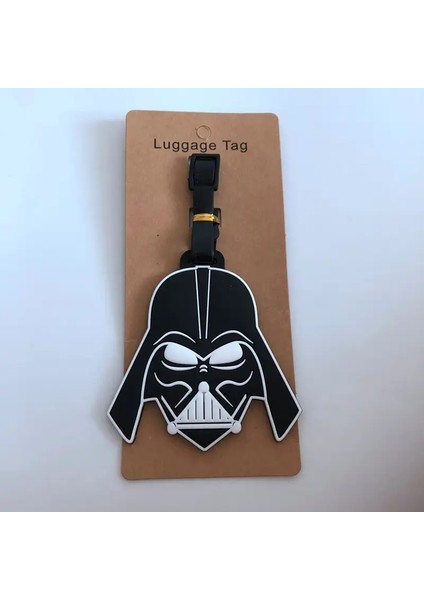 Cartoon Star Wars Seyahat Bagaj Tag Sevimli Bavul Kimliği Addres Tutucu Yatılı Bagaj Etiketi Etiketi Sevimli Kolye Hediye Aksesuarları Renk: Heiwushi Değiştirici (Yurt Dışından)