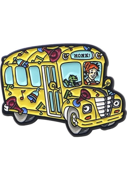 Büyülü Okul Otobüs Emaye Pimi Sırt Çantaları Için Hediye Broşlar Manga Rozetleri Sırt Çantası Broşu Giysi Için Broş Jewelrymetal Renk: Rhodium Kaplama (Yurt Dışından)