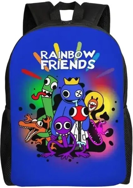 Özel Rainbows Arkadaşları Sarılmak Seyahat Backpack Erkekler Kadın Okul Bilgisayar Kitap Çantası Video Oyunu Üniversite Öğrencisi Daypack Bagscolor: 1/boyut: 16 Inç (Yurt Dışından)