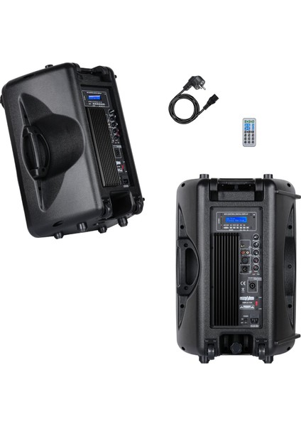 AMPLE-12A Aktif Kabin Hoparlör 12 Inç 800 Watt Bluetooth USB fırsatları