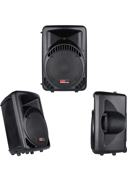 AMPLE-12A Aktif Kabin Hoparlör 12 Inç 800 Watt Bluetooth USB indirimleri