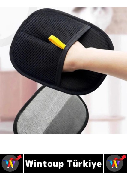 Yeni Nesil Ergonomik Çift Yönlü Mikrofiber Evcil Hayvan Kedi Köpek Tüy Toplama Eldiveni 25 x 18 cm fiyatları