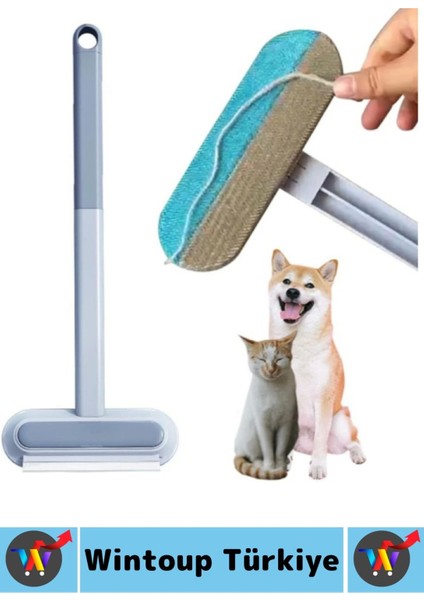 Dayanıklı Yıkanabilir Kolay Temizlenir Pet Kedi Köpek Uzun Saplı Evcil Hayvan Tüy Temizleme Fırçası modelleri