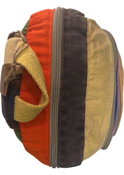 Kaliteli Renkli Vintage Disayn Sırt Gezi Okul Seyahat Çantası 30 cm x 42 cm