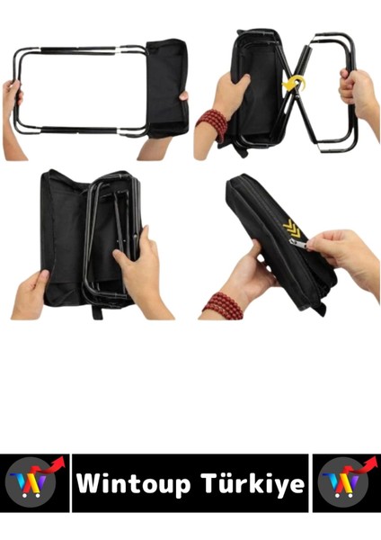 Premium Seyahat Kamp Piknik Balık Outdoor Dayanıklı Gövde Hafif Çanta Boy Katlanabilir Çanta Tabure modelleri