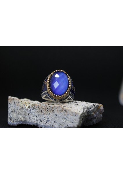 925 Ayar Erkek Gümüş Yüzük – Sultan Kılıcı Sanatsal Işçilik