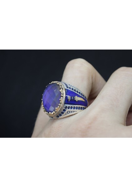 925 Ayar Erkek Gümüş Yüzük – Sultan Kılıcı Sanatsal Işçilik modelleri