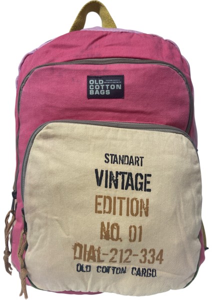 Kaliteli Renkli Vintage Disayn Sırt Gezi Okul Seyahat Çantası 30 cm x 42 cm fiyatları