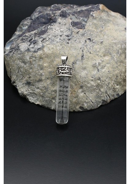 Kolye Ucu Muska Zemzem Sulu Ayetel Kürsi Yazılı 925 Ayar Gümüş 902142 fiyatları