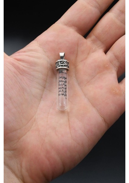 Kolye Ucu Muska Zemzem Sulu Ayetel Kürsi Yazılı 925 Ayar Gümüş 902142 fırsatları