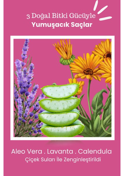 Doğal Kolay Saç Tarama Spreyi 100 ml Lavanta & Aloe Vera & Calendula Elektriklenme Karşıtı Sprey modelleri