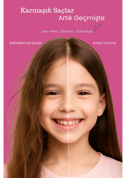 Doğal Kolay Saç Tarama Spreyi 100 ml Lavanta & Aloe Vera & Calendula Elektriklenme Karşıtı Sprey fırsatları