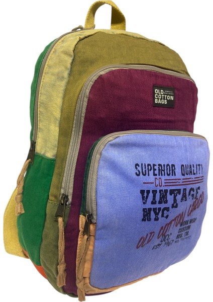 Kaliteli Renkli Vintage Disayn Sırt Gezi Okul Seyahat Çantası 30 cm x 42 cm modelleri