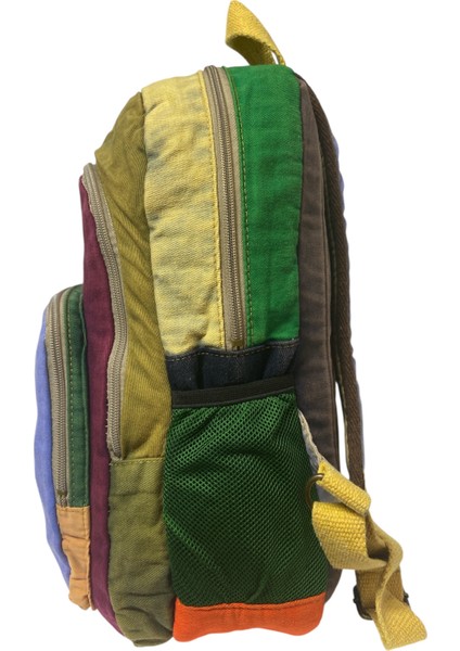 Kaliteli Renkli Vintage Disayn Sırt Gezi Okul Seyahat Çantası 30 cm x 42 cm indirimleri