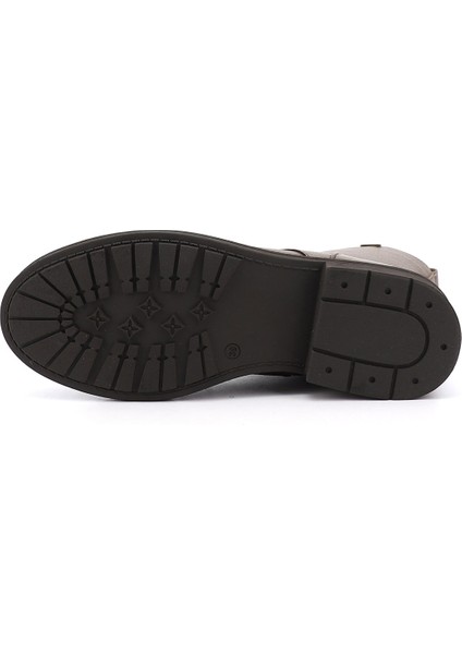 Kadın Vizon Fermuarlı Kauçuk Taban Hakiki Deri Postal Bot fırsatları