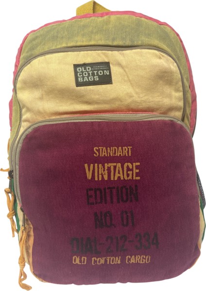 Kaliteli Renkli Vintage Disayn Sırt Gezi Okul Seyahat Çantası 30 cm x 42 cm fiyatları