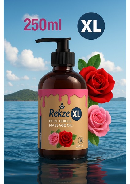 Büyük Boy Gül Aromalı Afrodizya K Etkili Vücut Aromaterapi Masaj Yağı 250 ml modelleri