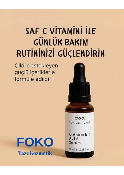 L Ascorbic Asid Serum 10 Mg fiyatları