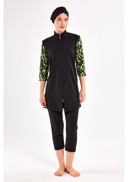 1602 Karet Uzun Kollu Tesettür Mayo fiyatları