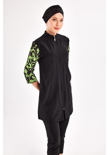 1602 Karet Uzun Kollu Tesettür Mayo indirimleri