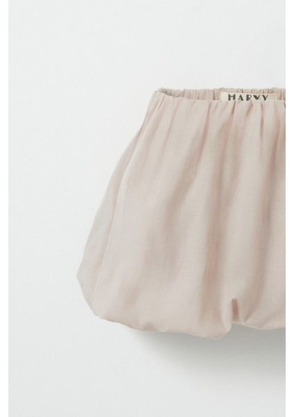 Bej Pamuk Mini Balon Etek modelleri