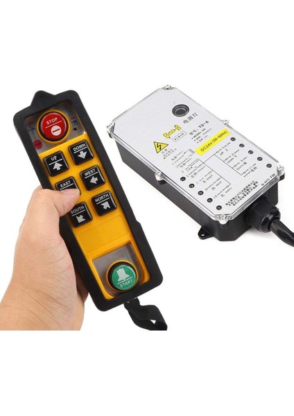 Yayu Yu-6 Kaldıraç Kontrolörü – Vinç Radyo Uzaktan Kumanda (Tek Saplı, 36V, 800MHZ)
