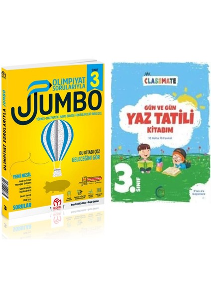 3. Sınıf Olimpiyat Sorularıyla Jumbo Soru Bankası ve Yaz Tatili Kitabım