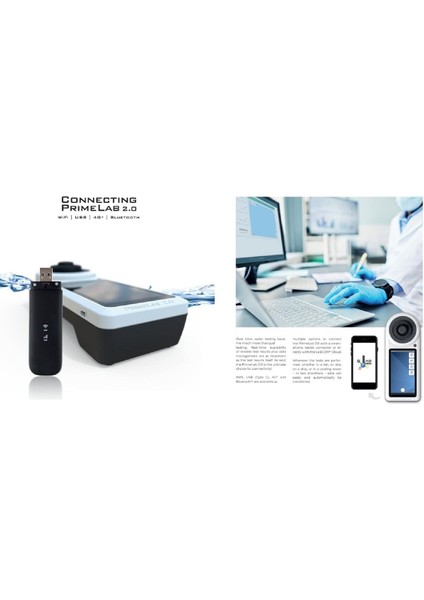 Primelab 2.0 - Profesyonel Kullanım Için Fotometre Seti Havuz Suyu 140 Farklı Su Testi Için Set modelleri