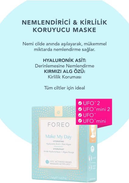 Ufo Daily Duo 1 Aylık Maske Seti (4 Adet 7'li Maske) fiyatları