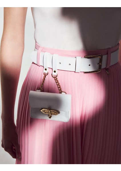 Cle Kadın Kemer Beyaz Deri fiyatları