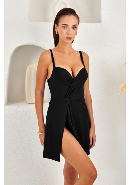 Lapieno 4154 Kaplı Elbise Mayo