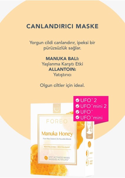 Ufo™ Ballı Canlandırıcı 6'lı Aktif Maske fiyatları