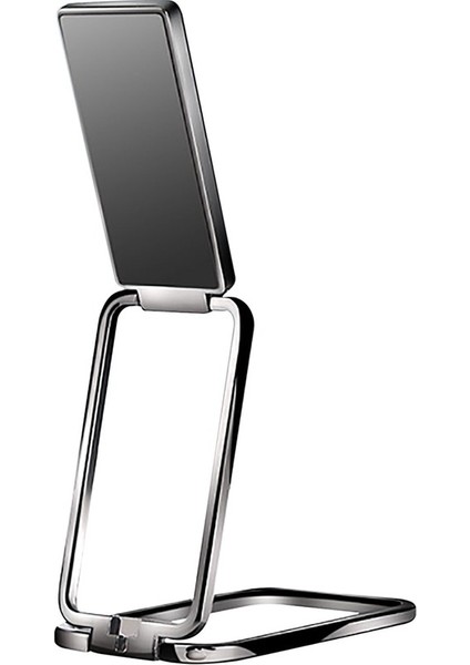 Gümüş Tarzı 360 Döndürme Katlanabilir Cep Telefonu Standı Geri Ultra Tonlu Zil Tutucu Masa Metal Parmak Kickstand Için Çok Açılı Taşınabilir (Yurt Dışından) modelleri