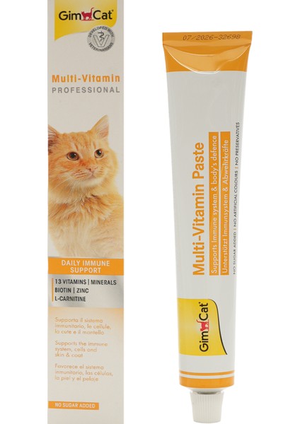 Petischo x Gimcat Multi-Vitamin Professional Kedi Vitamini – 100 G fiyatları