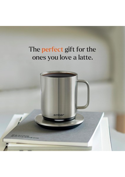 Sıcaklık Kontrollü Seramik Kupa Mug 2.nesil 295ML Gri fiyatları