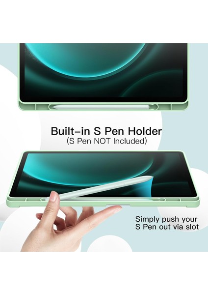 Samsung Galaxy Tab S10 Plus Kalem Şarjına Uygun Kalemlikli Uyku Modlu Stromix Standlı Kapaklı Kılıf Sm- X820 fiyatları